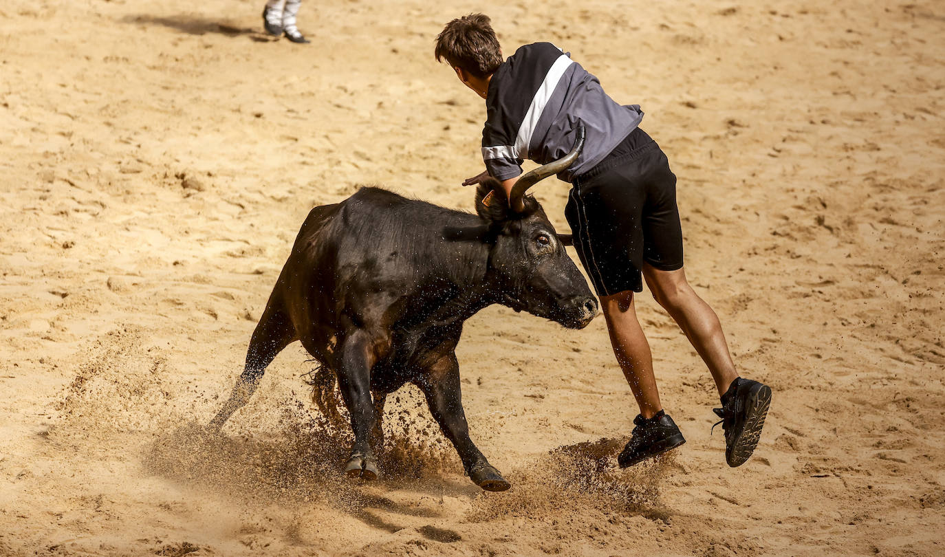 Fotos: Miles de vitorianos disfrutan con el &#039;grand prix&#039; y vaquillas del Iradier