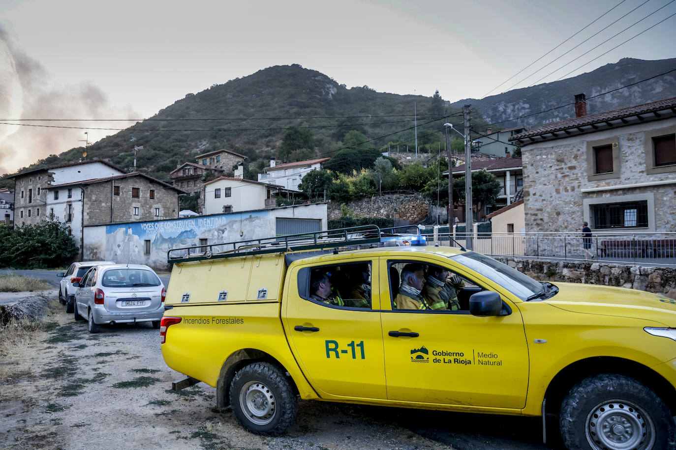 Fotos: Imágenes del incendio declarado en Zambrana