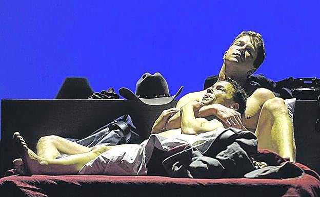 Tom Randle y Daniel Okulitch, protagonistas en 2014 del estreno mundial de 'Brokeback Mountain' en el Teatro Real de Madrid. 
