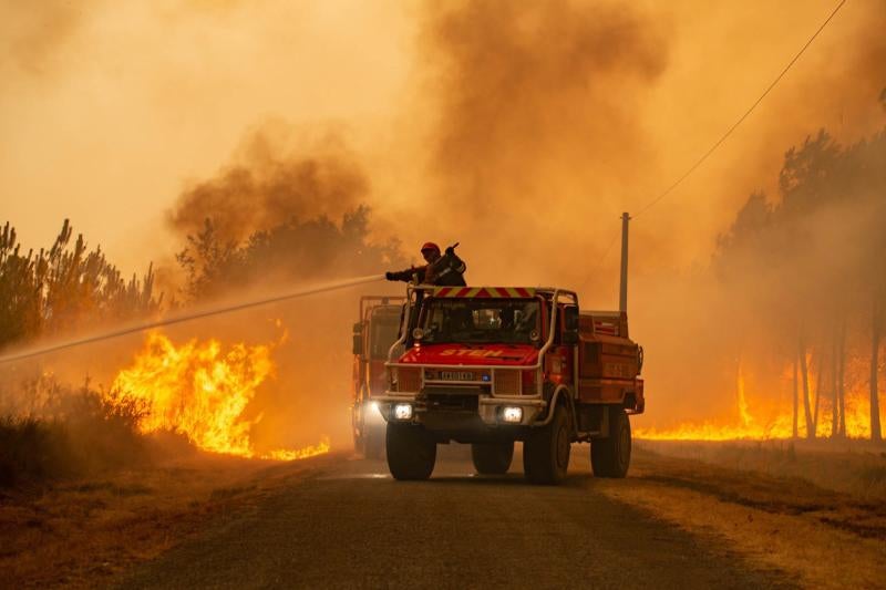 Fotos: Las espectaculares fotos del incendio