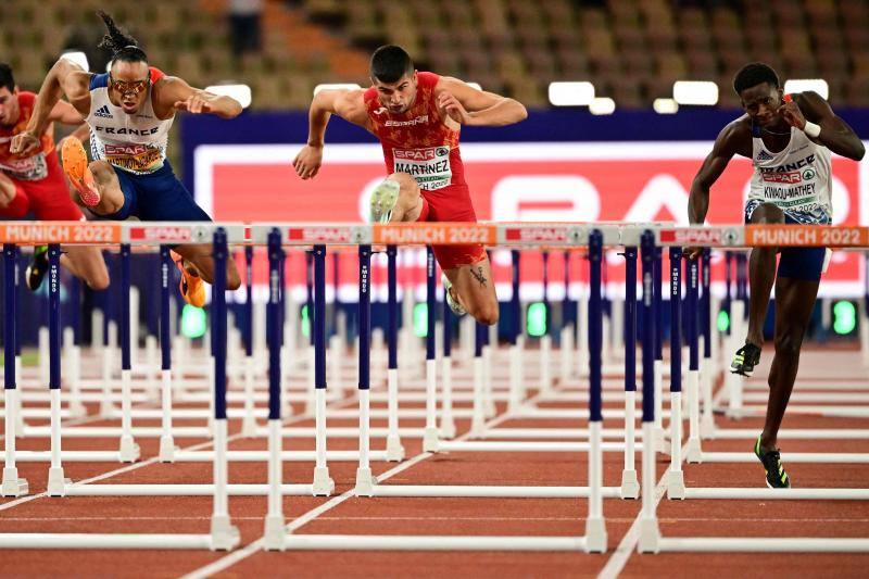 Fotos: Asier Martínez se cuelga el oro en 110 vallas en el Europeo