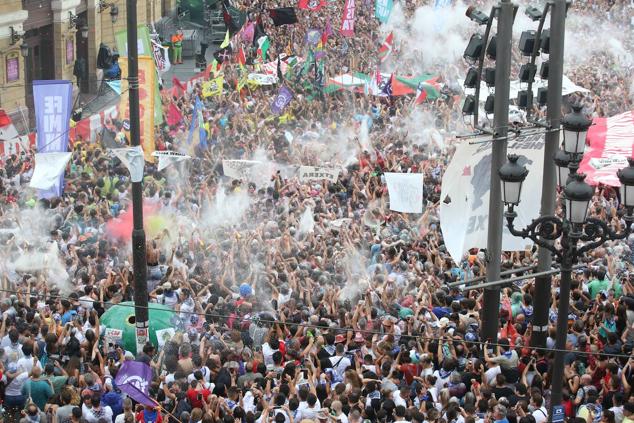 Fotos: Las imágenes del primer día de la Aste Nagusia