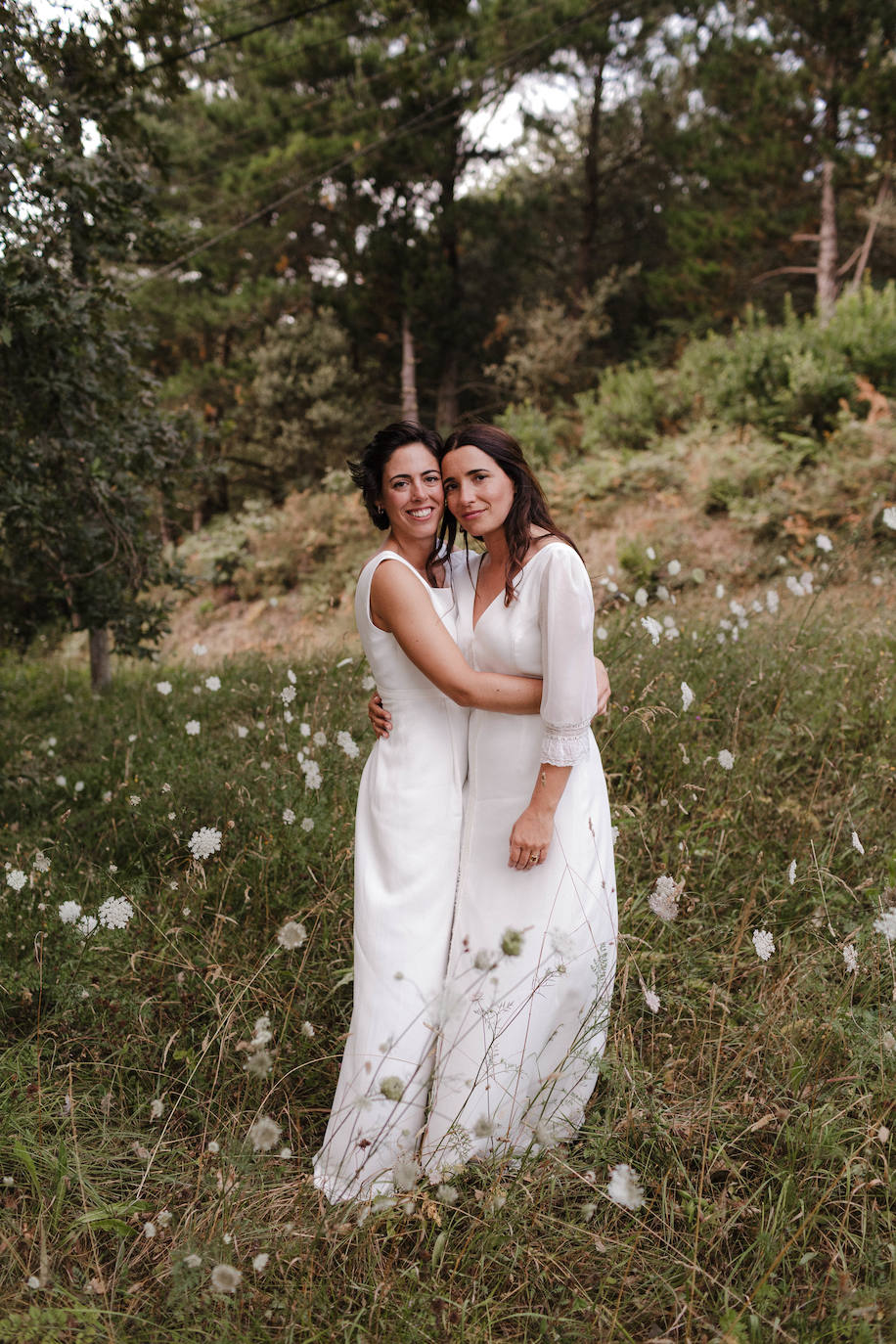 Fotos: De Aste Nagusia al &#039;altar&#039;: Las dos novias «sencillas» unidas por un diseñador vizcaíno en su boda