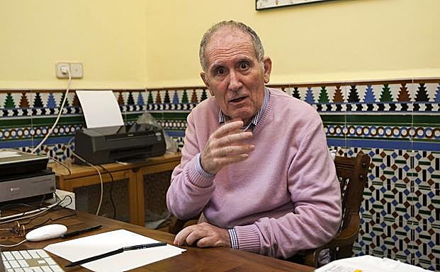 Francisco Martín Morales tras el grave accidente que sufrió en su finca granadina.