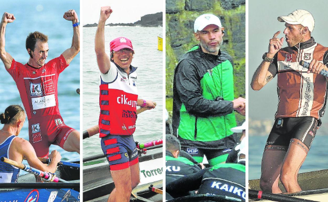 Los guías de las traineras vizcaínas: hablan los patrones de Urdaibai, Zierbena, Kaiku y Ondarroa