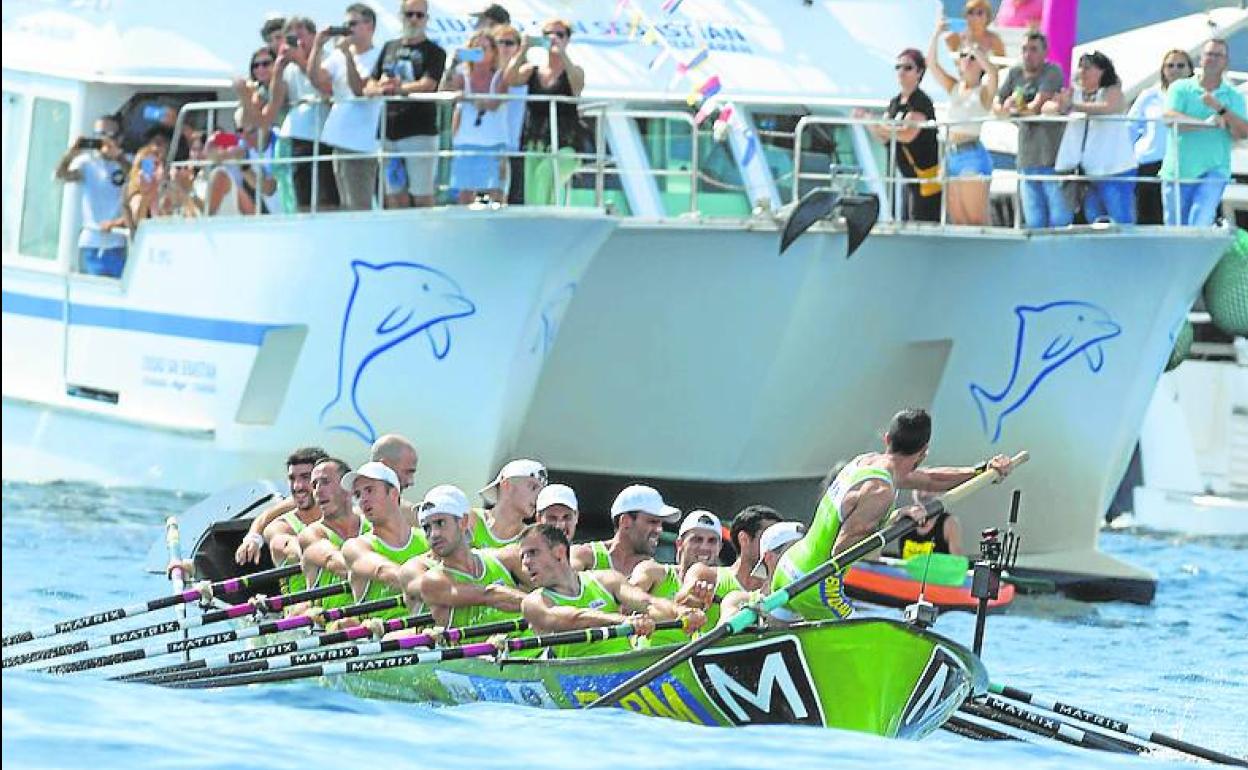 Hondarribia dominó con mano de hierro la primera tanda por delante de Getaria. 