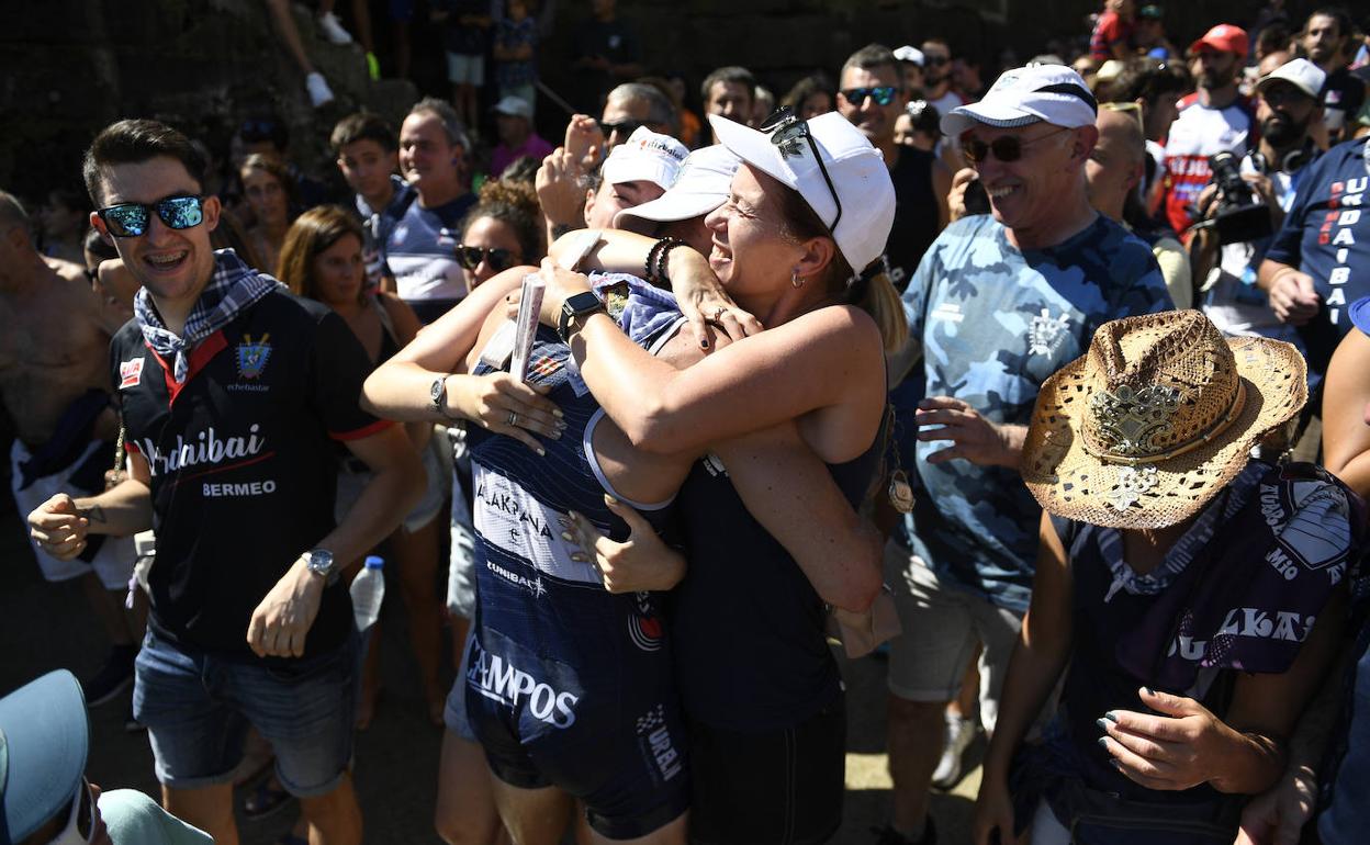 Urdaibai celebra el triunfo. 