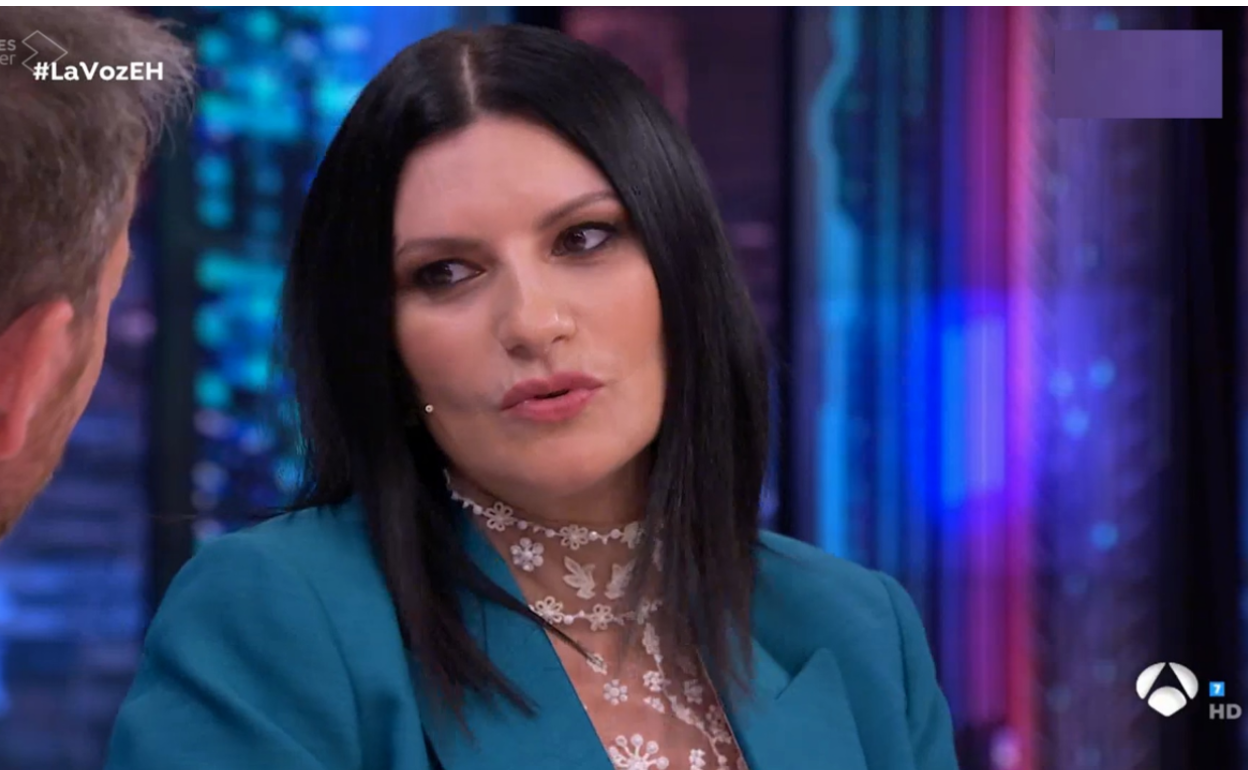 Laura Pausini en El Hormiguero | Interrumpe a Pablo Motos por el Bella Ciao