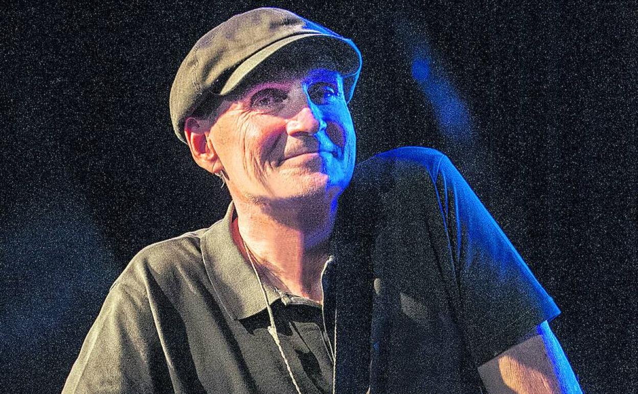 James Taylor, un mito de la canción estadounidense, que actuará en Bilbao el 22 de este mes.