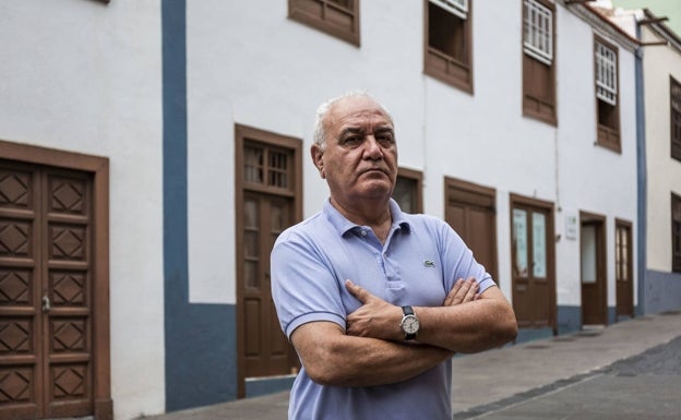 Miguel Ángel Morcuende, en Santa Cruz de La Palma.