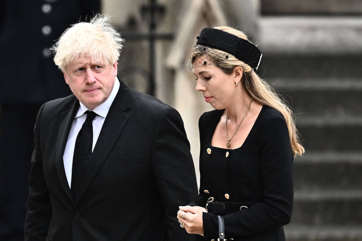 Boris Johnson y su mujer, Carrie Johnson.