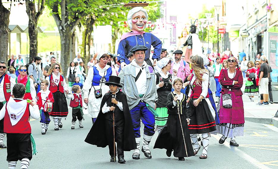 Los más pequeños son protagonistas en las fiestas de Basauri.