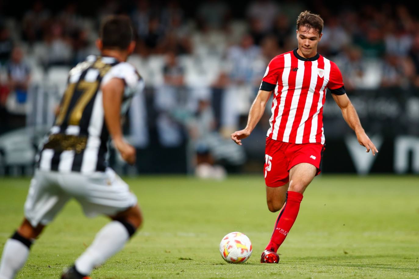 Eguiluz en el partido ante el Castellón. 