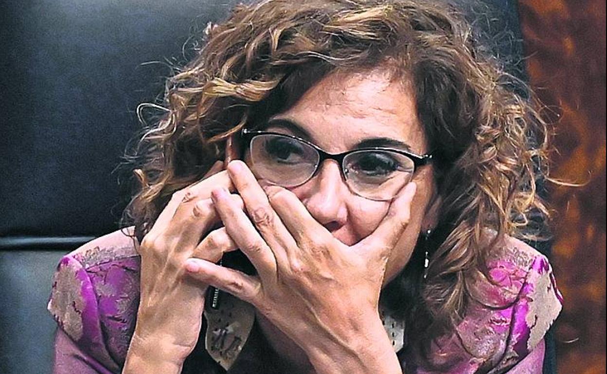 La ministra de Hacienda, María Jesús Montero. 