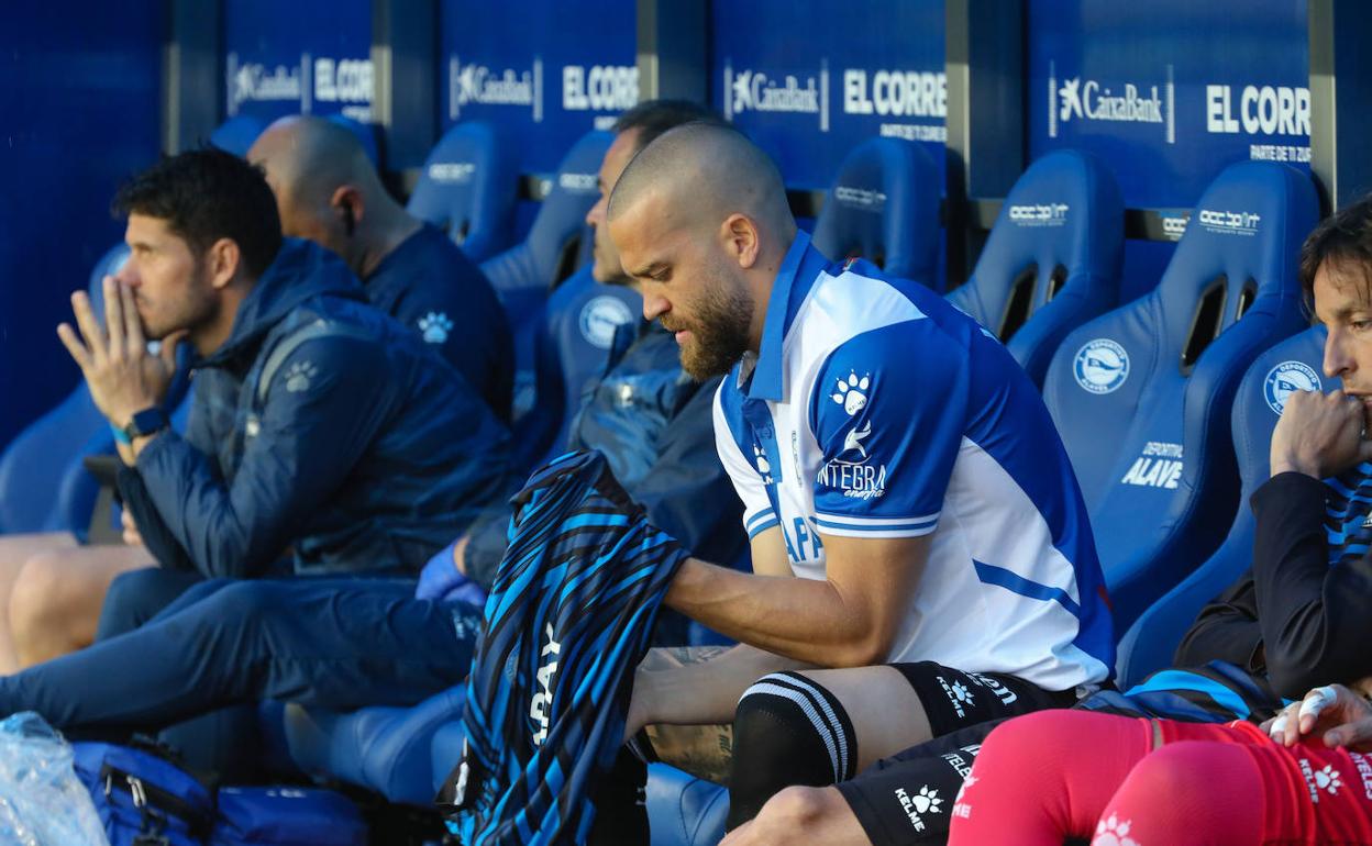 Laguardia, en el último partido de la temporada pasada. 