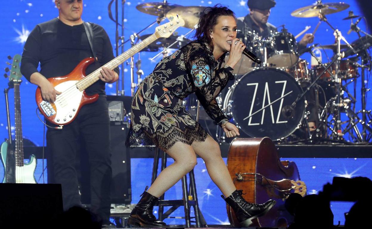 Zaz, en un concierto reciente. 
