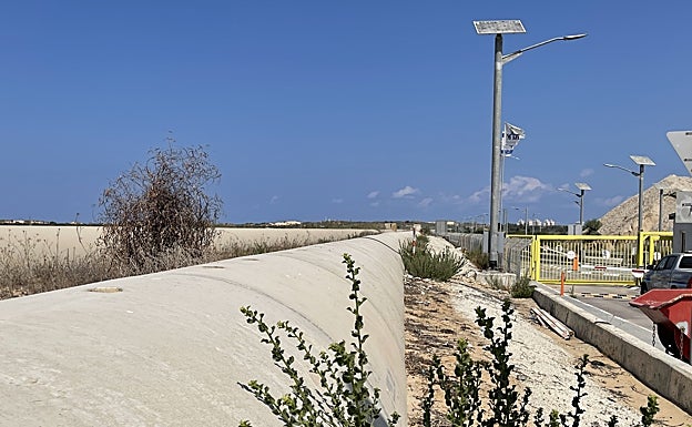 Tubería de aguas residuales.