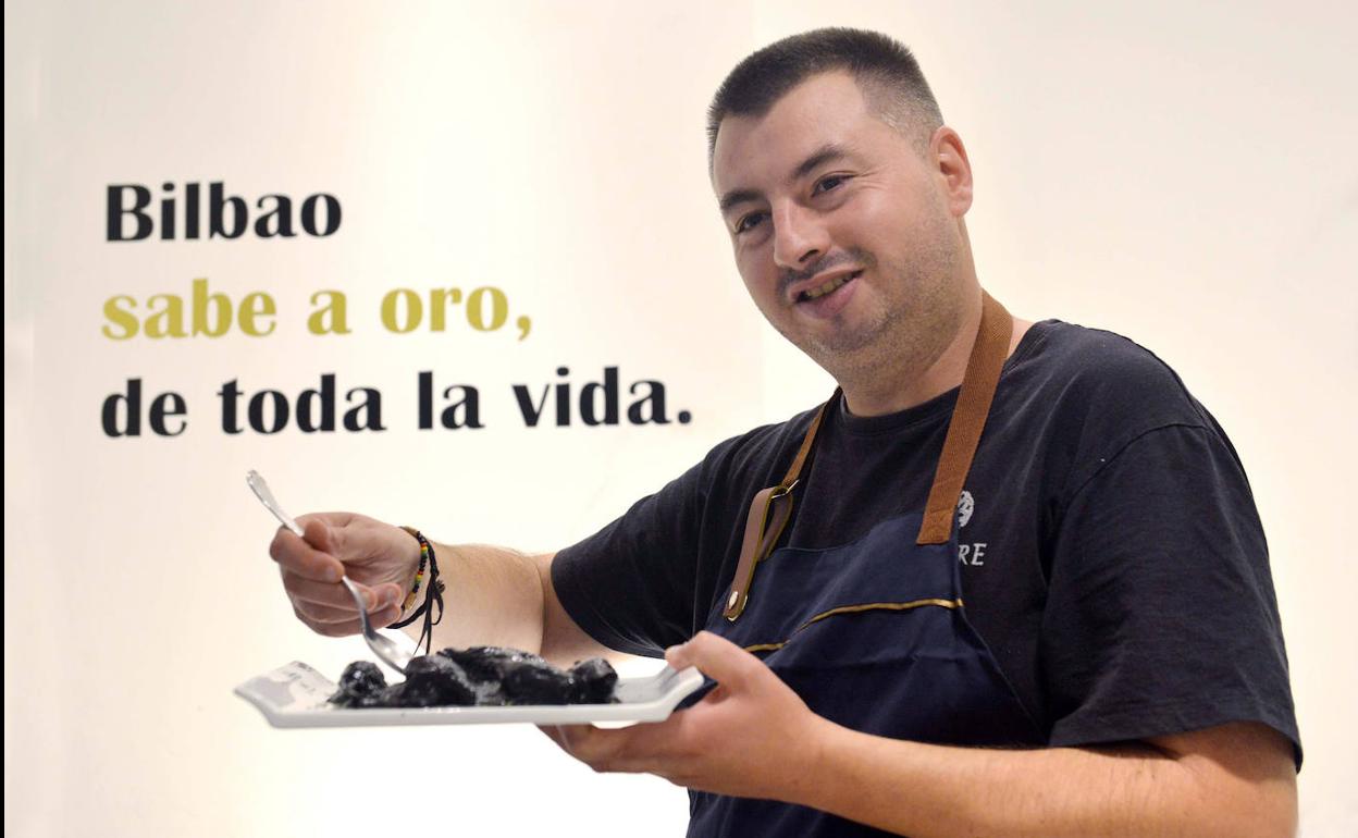 Raúl Gallo, cocinero Egurre (Bilbao) | «En los concursos gastronómicos hay mucho artista, los ficharía a todos»