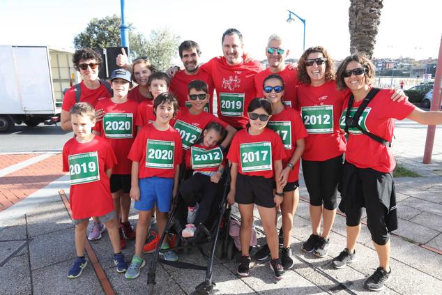 Fotos: Familias unidas y a la carrera en Getxo