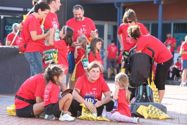 Fotos: Familias unidas y a la carrera en Getxo