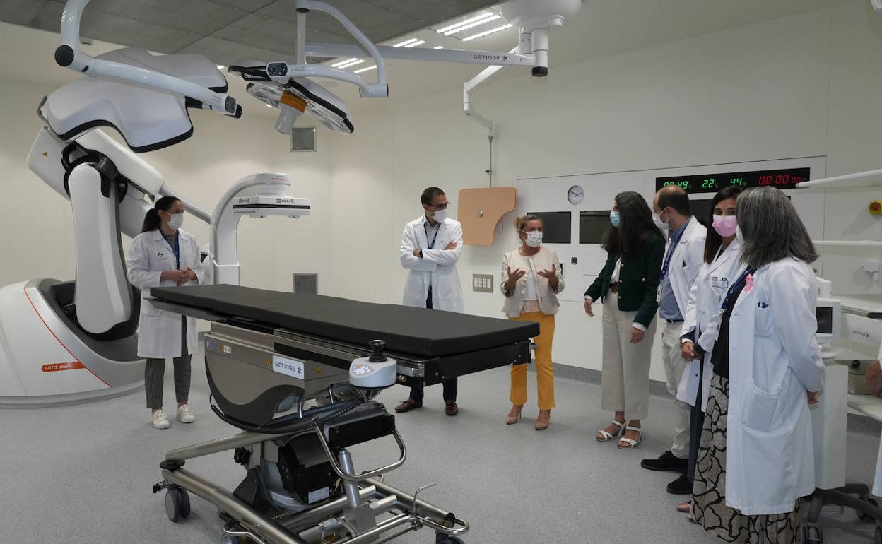 Uno de los nuevos quirófanos del Hospital Universitario Araba (HUA).