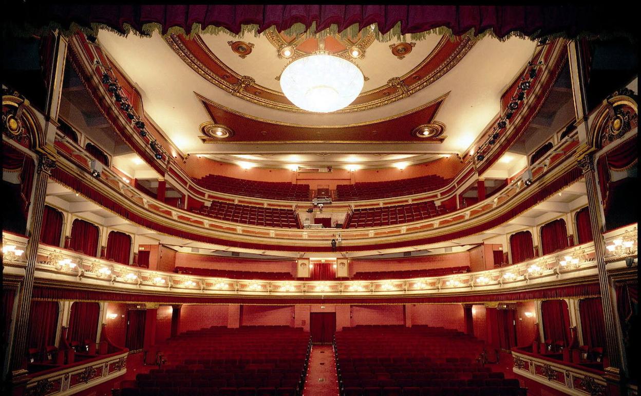 Interior del Teatro Principal de Vitoria.