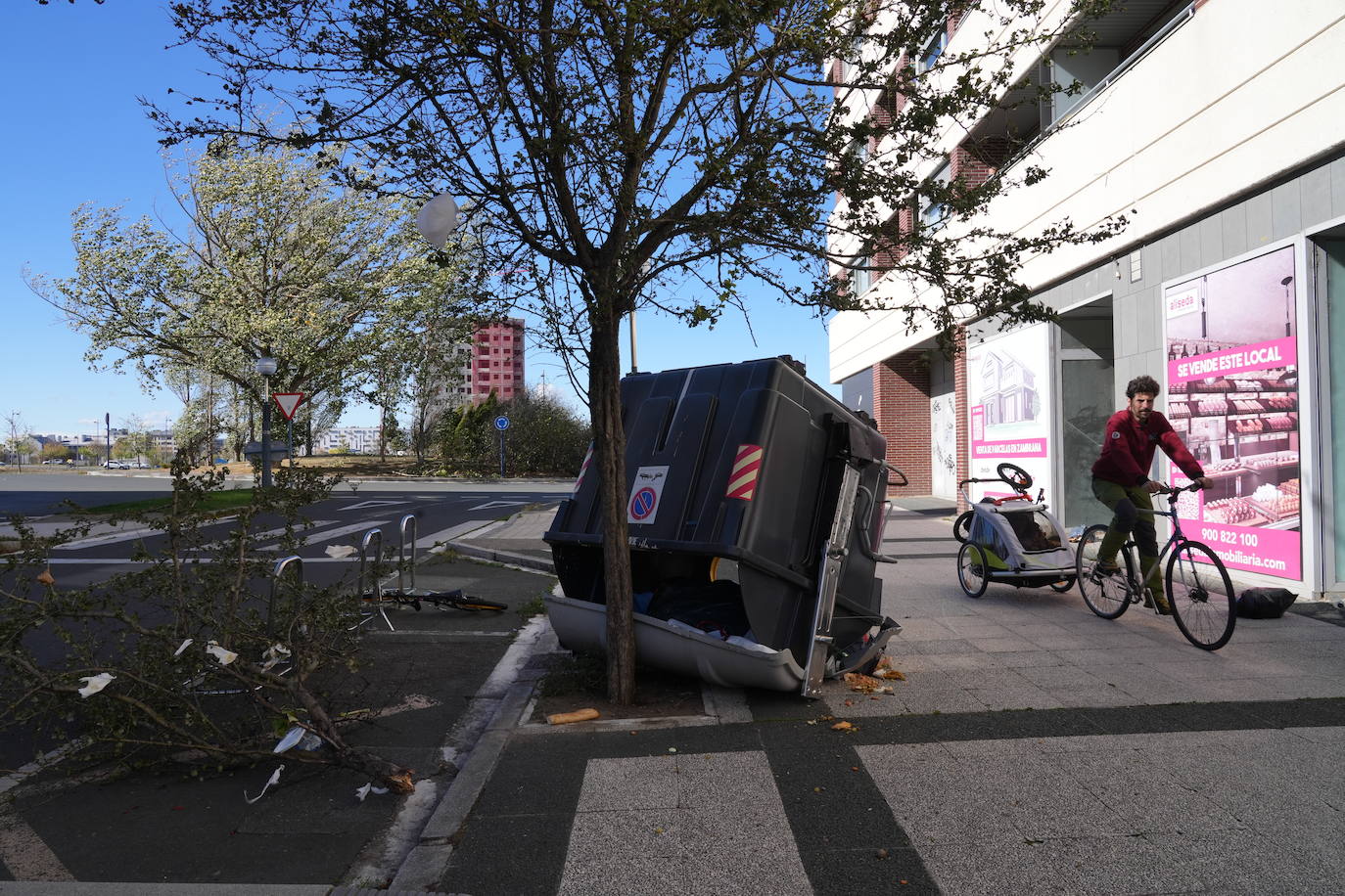 Fotos: Fuertes rachas de viento azotan Vitoria