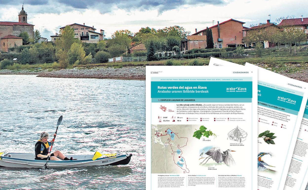 El embalse de Ullibarri Gamboa está lleno de sorpresas. 