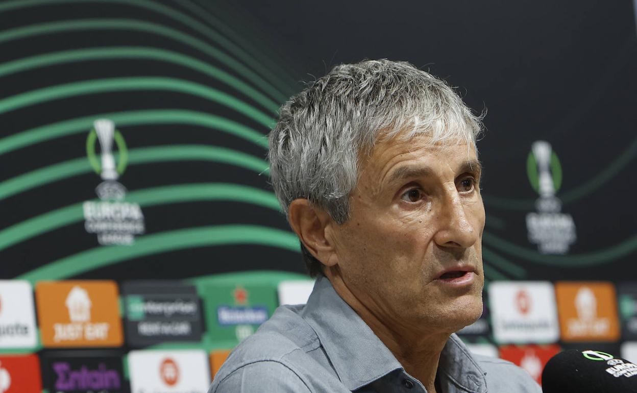 Setién ha sido presentado este miércoles como nuevo entrenador del Villarreal. 