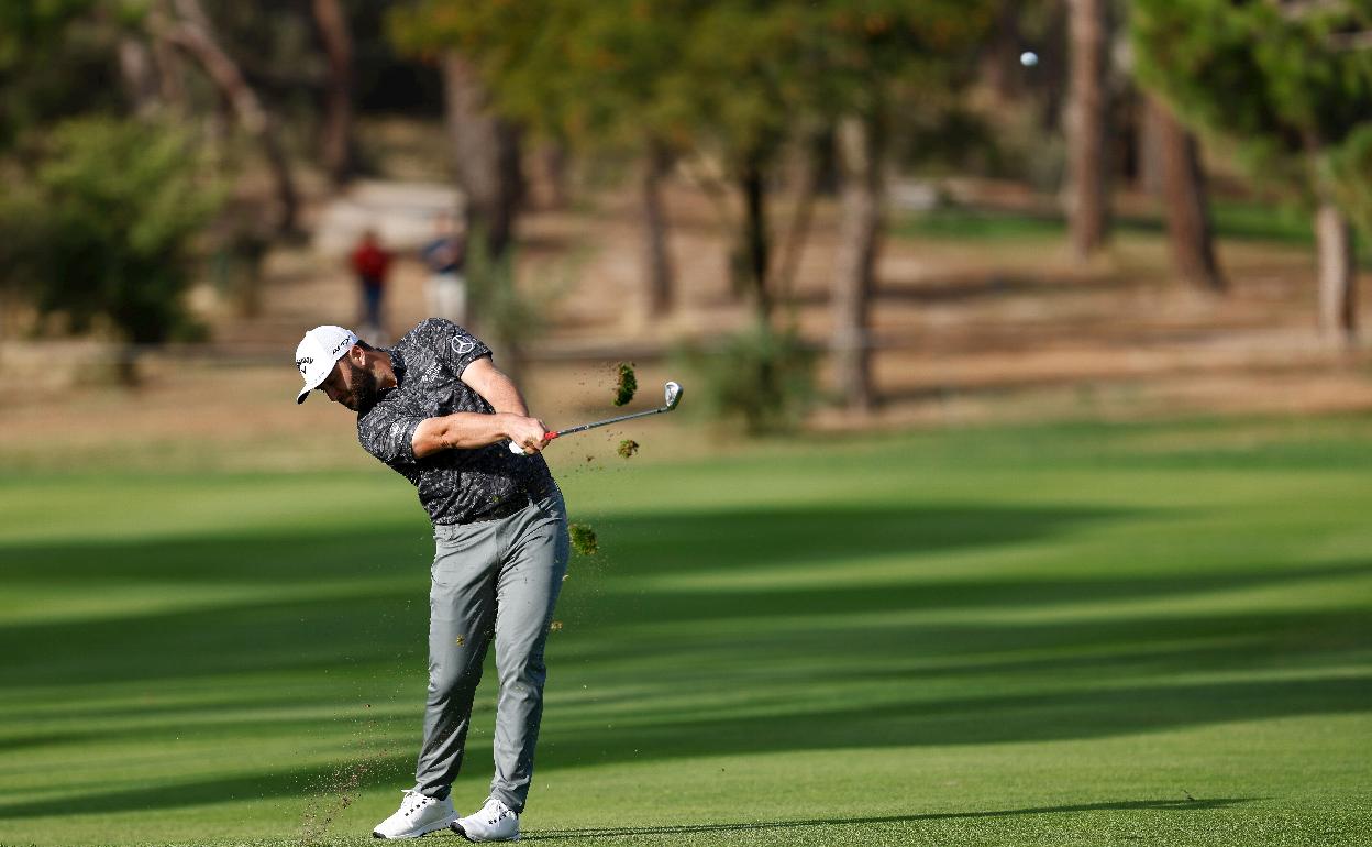 El vizcaíno ha estado atinado de tee a green esta mañana en el Earth Course. 