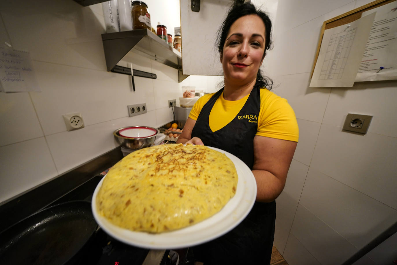 La tortilla, terminada.