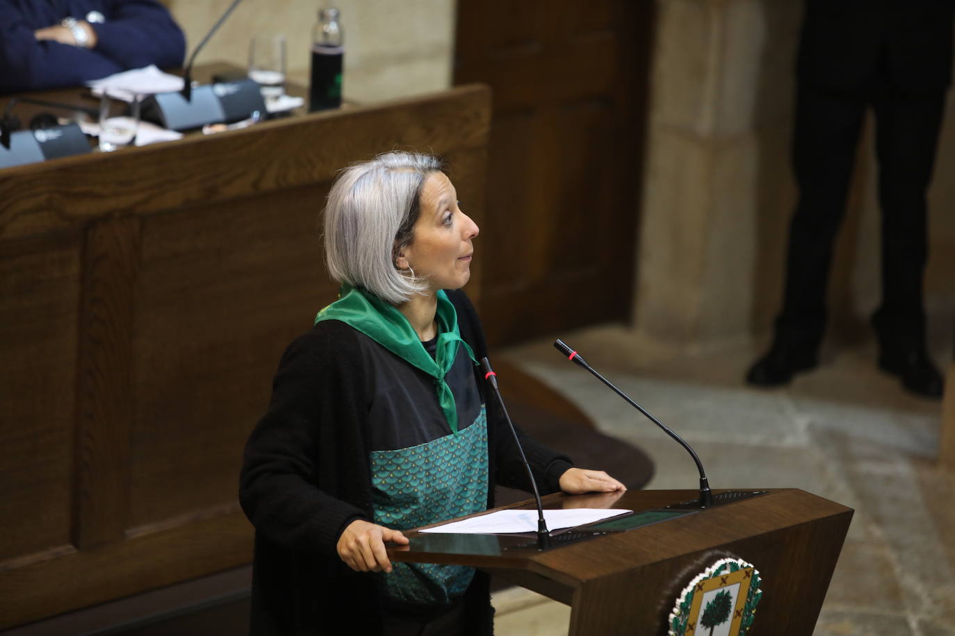Fotos: Lágrimas de emoción entre los vecinos de Usansolo en Gernika tras aprobarse la desanexión de Galdakao