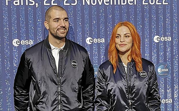 Pablo Álvarez Fernández y Sara García Alonso, los nuevos astronautas españoles.