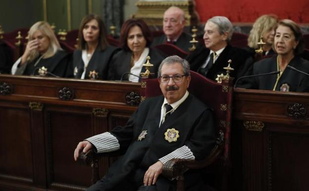 Rafael Mozo, presidente del Poder Judicial. 