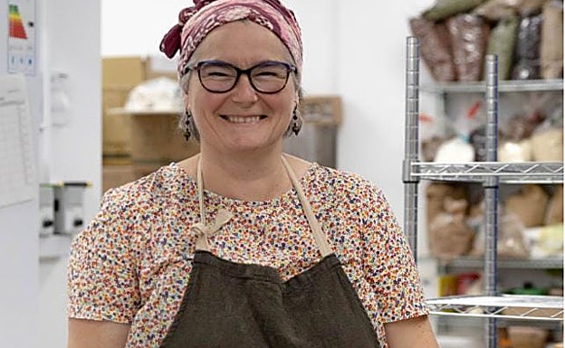 Mónica Irazola, de Patxikobaso baserria de Iurreta. 