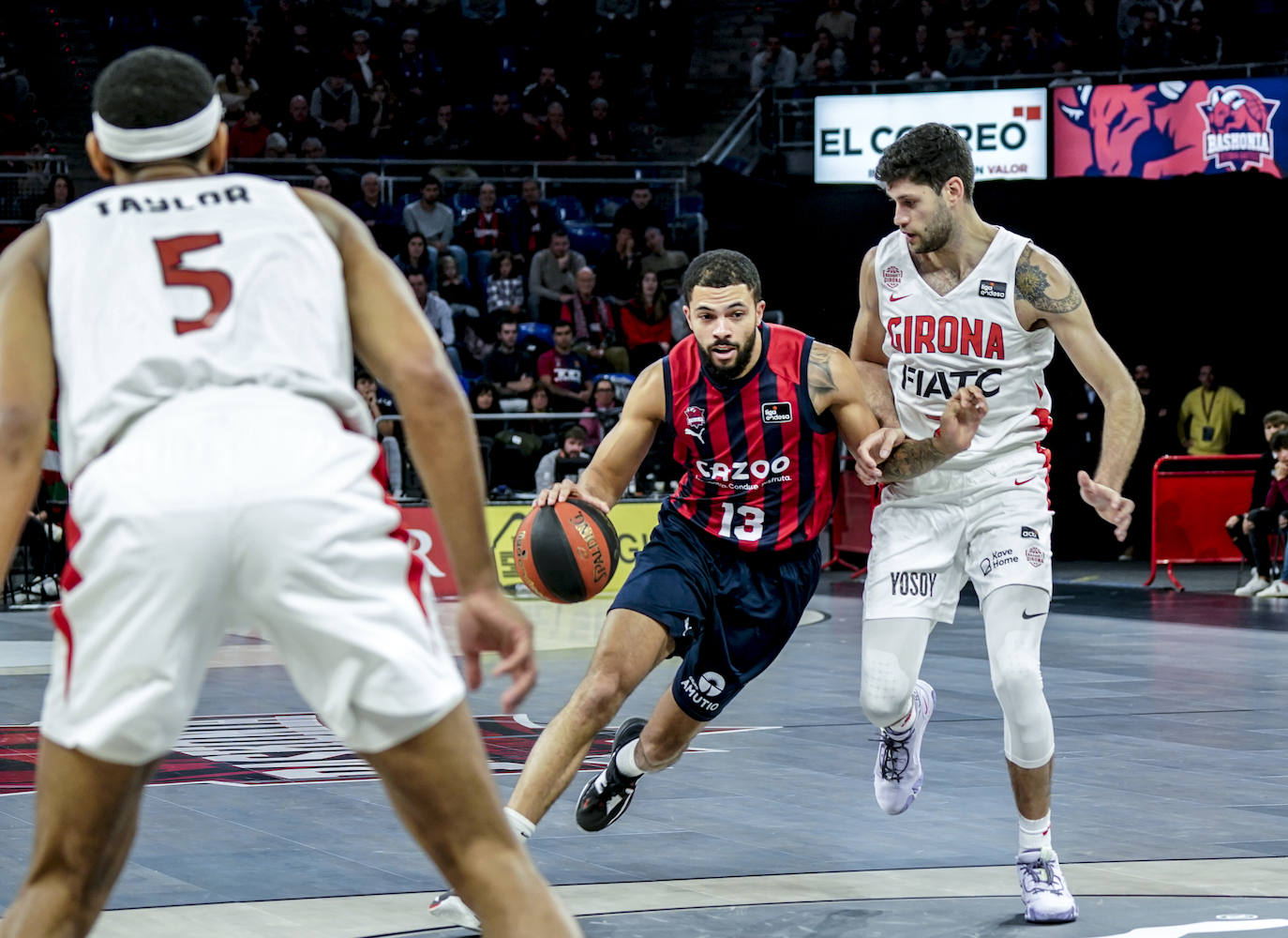 Fotos: Las mejores imágenes del Baskonia-Girona