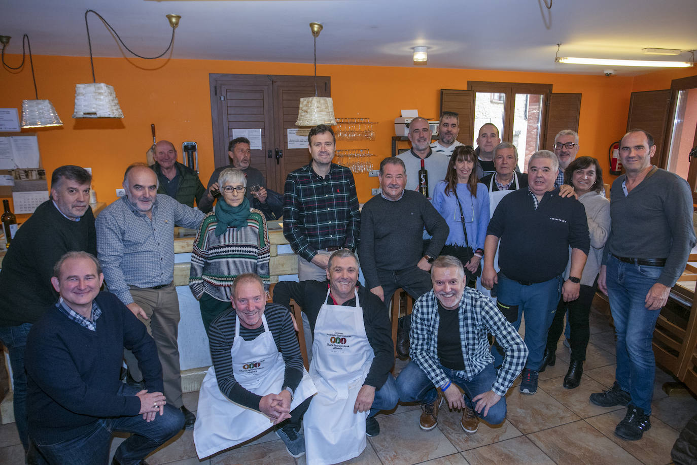 Las imágenes de la sociedad gastronómica Gatzalde