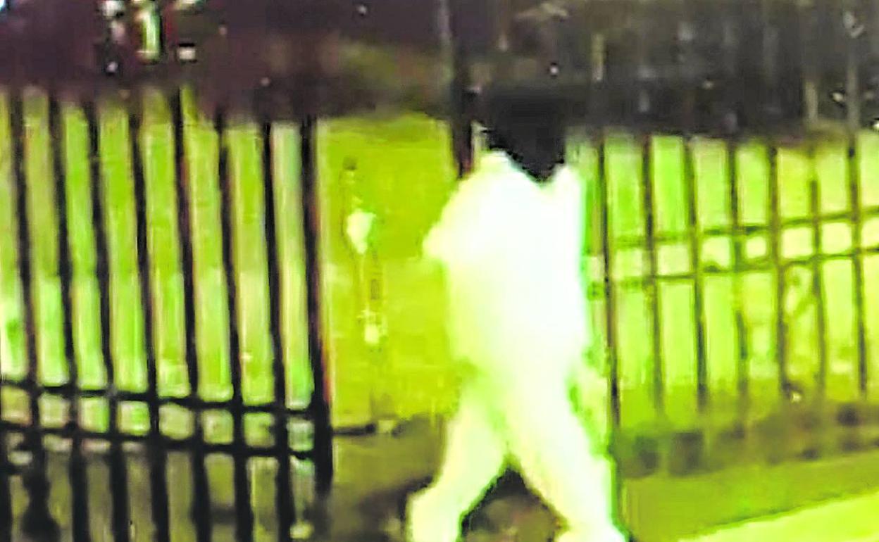 La joven se vistió de sanitaria para perpetrar el secuestro. 