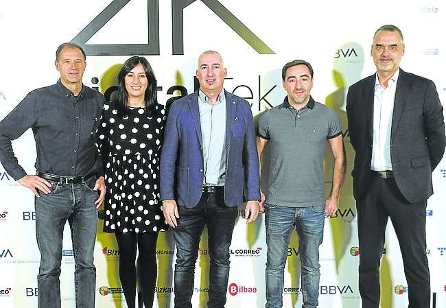 Salvador Teja, Cristina Cid, Haritz Elortza, Jon Zorrakino y David Mateo. 