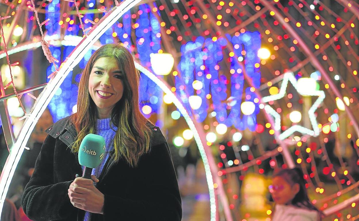 La periodista Amaia Uribe, natural de Forua, siempre soñó con trabajar en la ciudad de los rascacielos. 