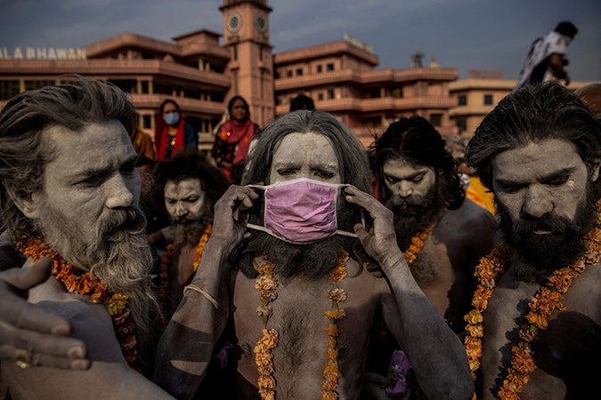 Pandemia en la India.