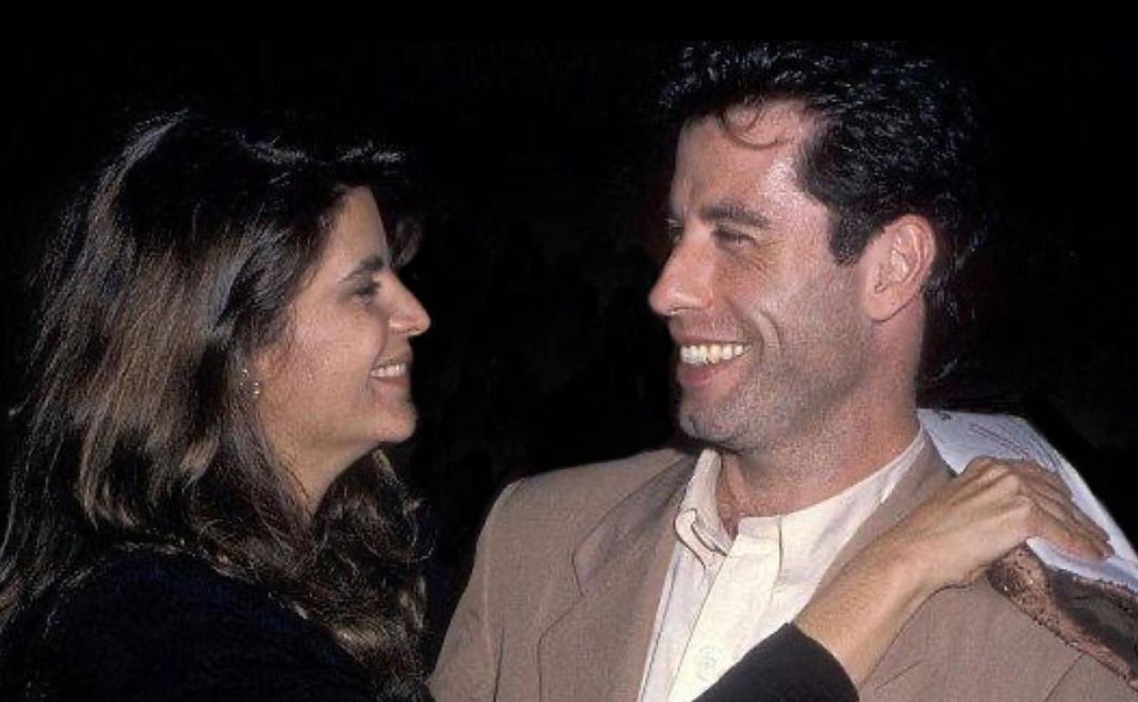 Kirstie Alley y John Travolta.