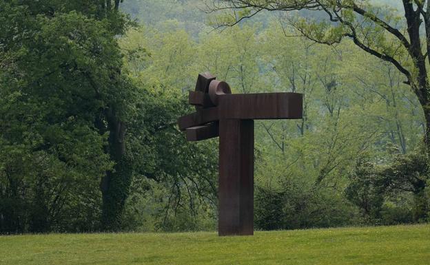 Escultura en el museo Chillida.