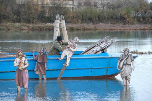 Fotos: Un belén flotante en la isla de Burano