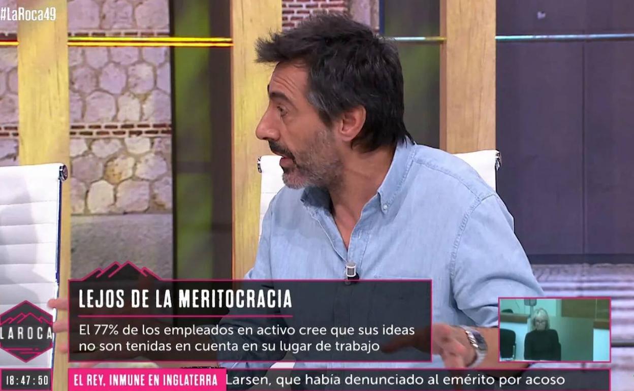 Juan del Val aclara si está enchufado en La Roca por ser el marido de Nuria Roca