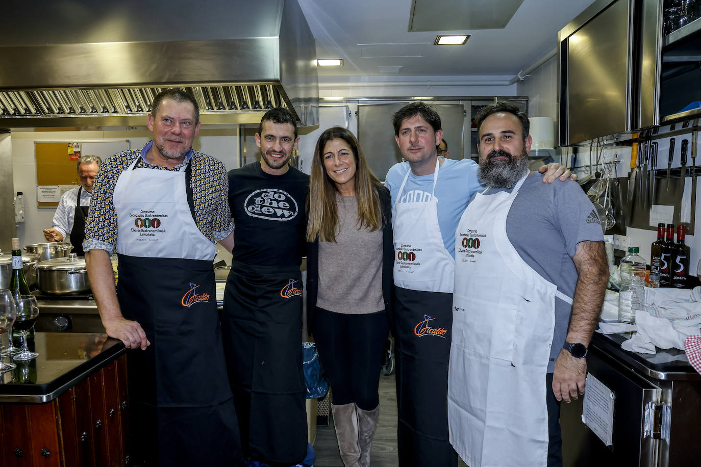Fotos: Así fue la cena en la sociedad gastronómica La Concordia-Lagunartea