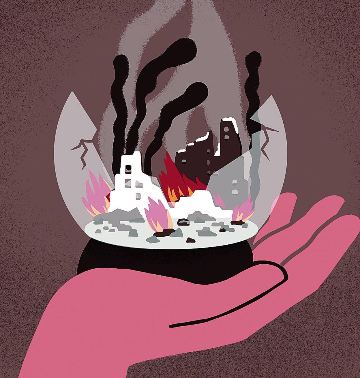 No es fácil imaginar una guerra