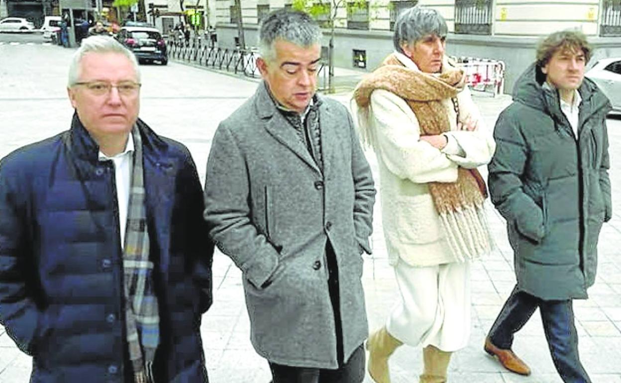 José Ignacio Asensio, Miguel Ángel Morales, Ana Priede y Eneko Andueza. 