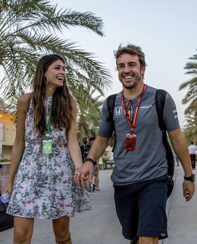 Fernando Alonso y Linda Morselli. El piloto de Fórmula 1 y la modelo italiana estuvieron cinco años juntos antes de tomar caminos separados.