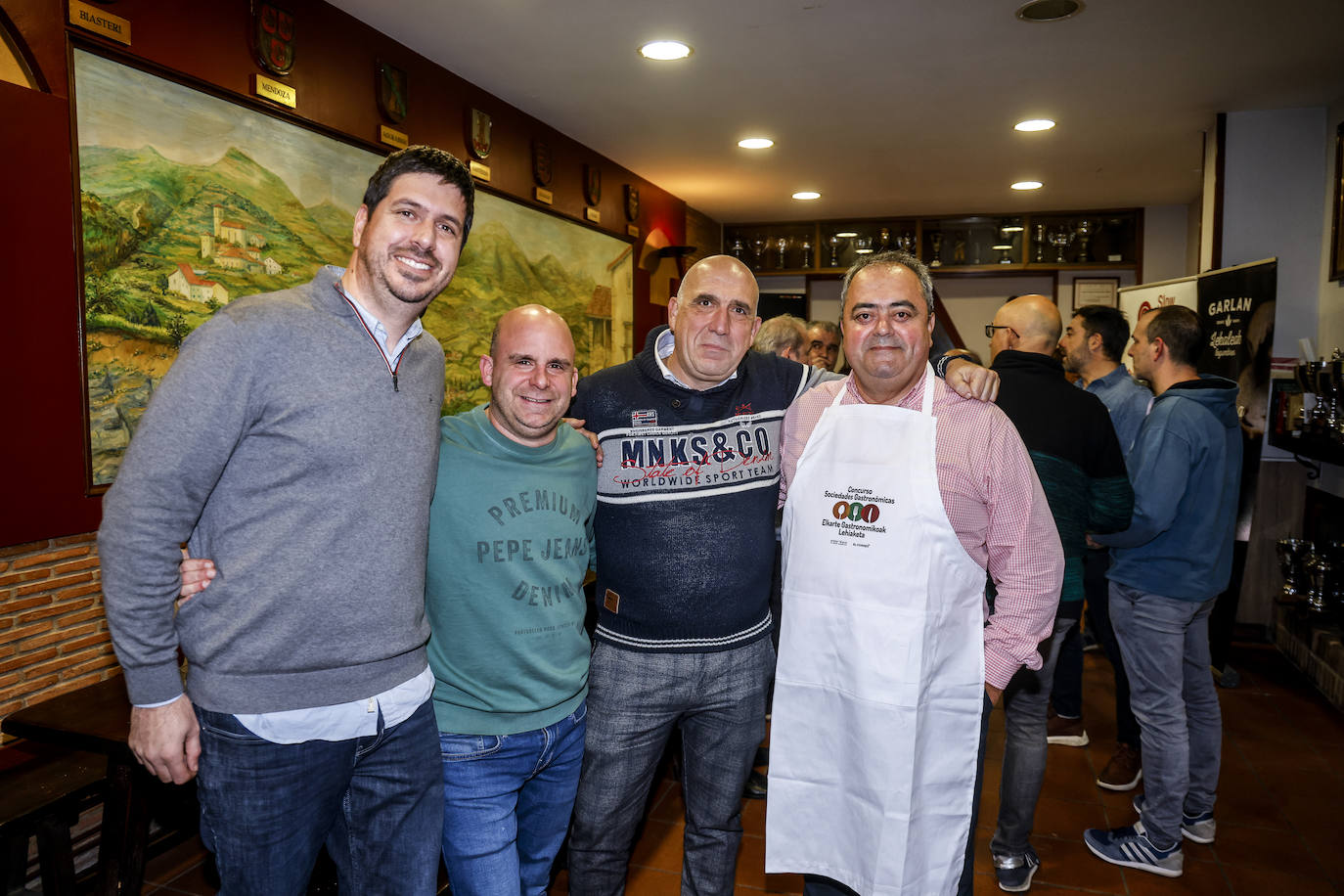 Fotos: Así fue la cena en la Sociedad Gastronómica Abendaño